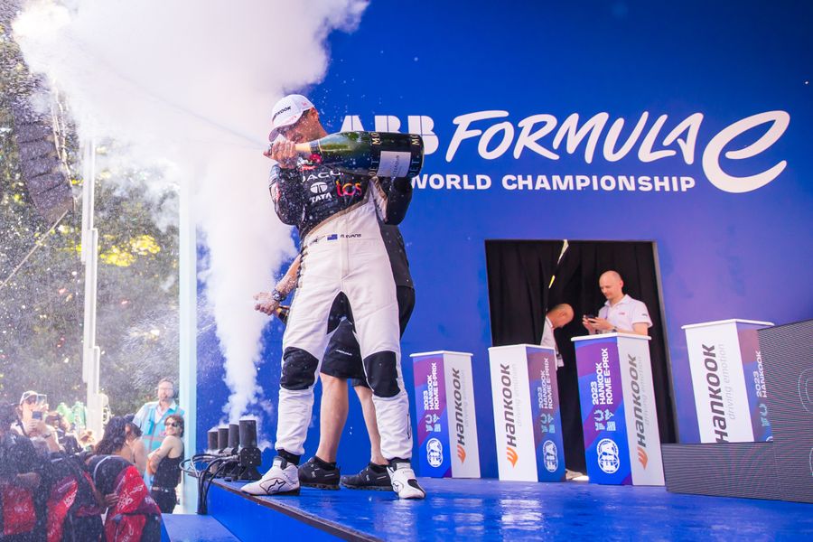 Mitch Evans wins Rome E-Prix