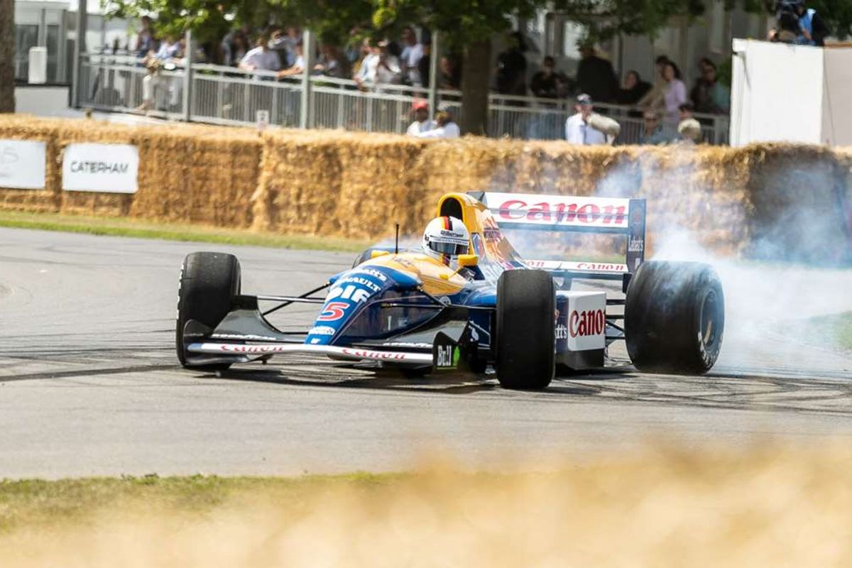Iconic Formula 1 cars at the 2023 Goodwood Festival of Speed