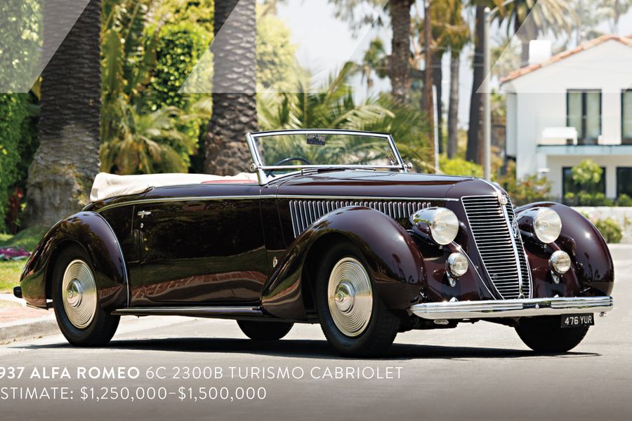 Rare Alfa Romeo 6C 2300B heads to Gooding's Pebble Beach Auctions