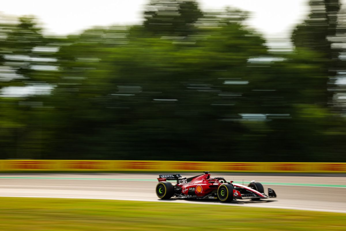 Leclerc sets fastest lap in Hungarian GP FP2