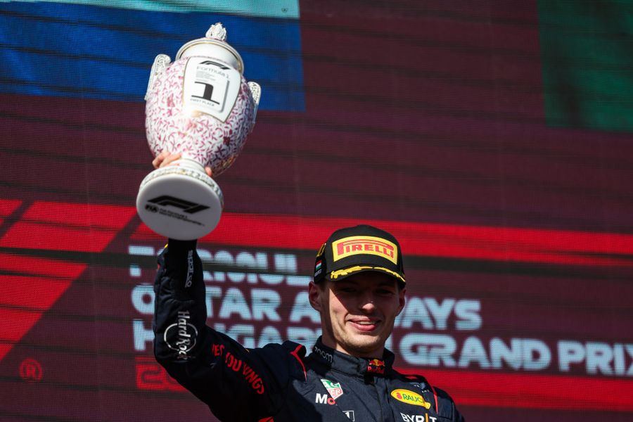 Verstappen makes it a record 12th win in a row for Red Bull