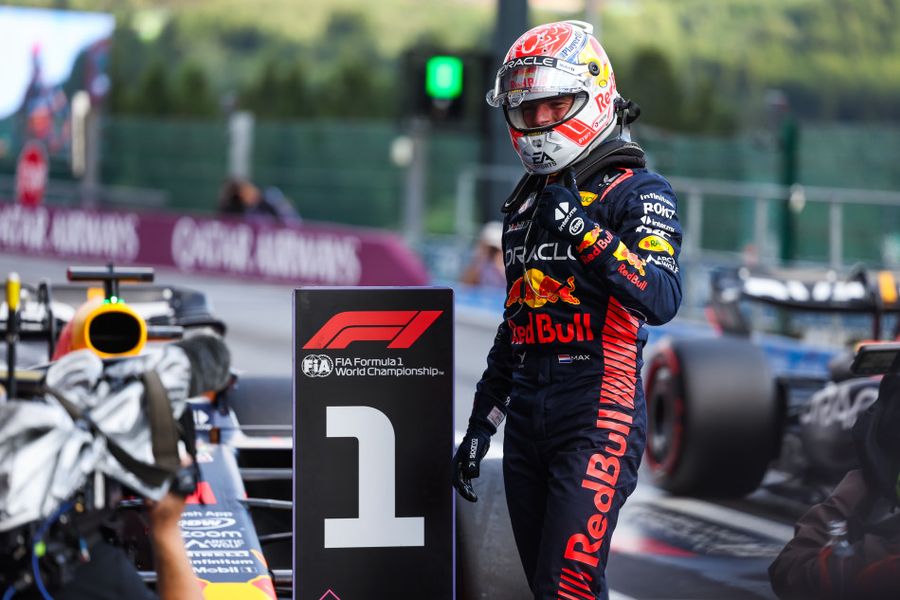Verstappen tops Spa qualifying but suffers grid penalty, Leclerc on pole