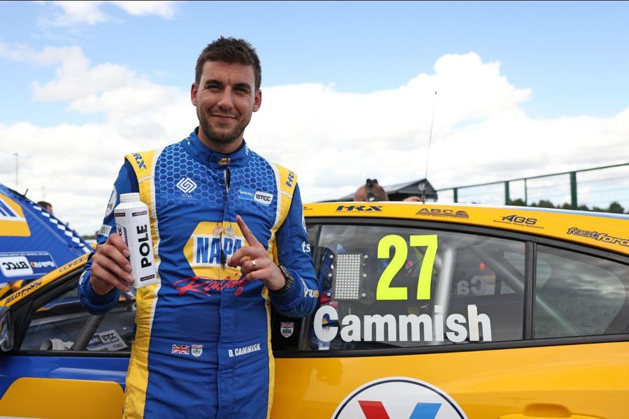 Cammish heads NAPA Racing UK 1-2-3 at Croft BTCC qualifying