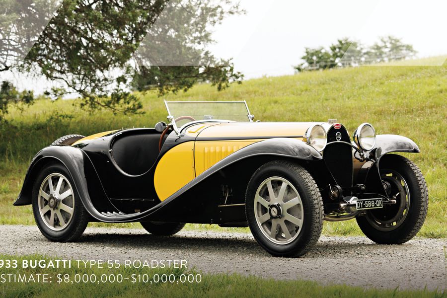 Bugatti Type 55 Roadster roars to life at Gooding and Co, new video