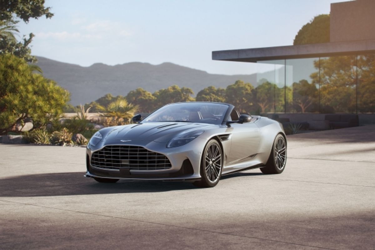 Aston Martin introduce the new DB12 Volante open-top Super Tourer