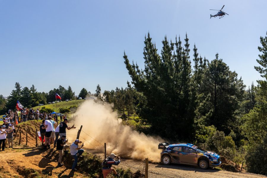 Tanak takes early lead Friday on Rally Chile Biobío