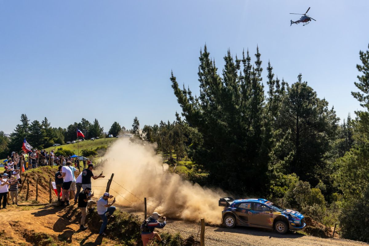 Tanak takes early lead Friday on Rally Chile Biobío