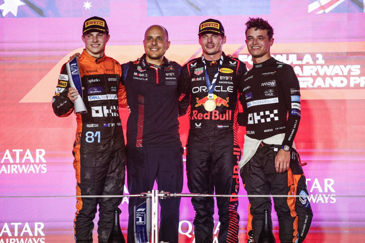 Verstappen wins ahead of McLarens as Mercedes duo collide in the Qatar GP