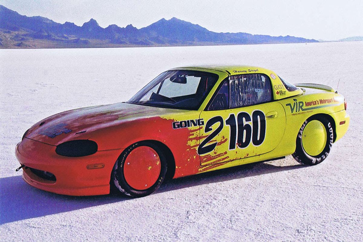 Mazda Miata MX5 Racer & Bonneville Land Speed Record Holder on offer