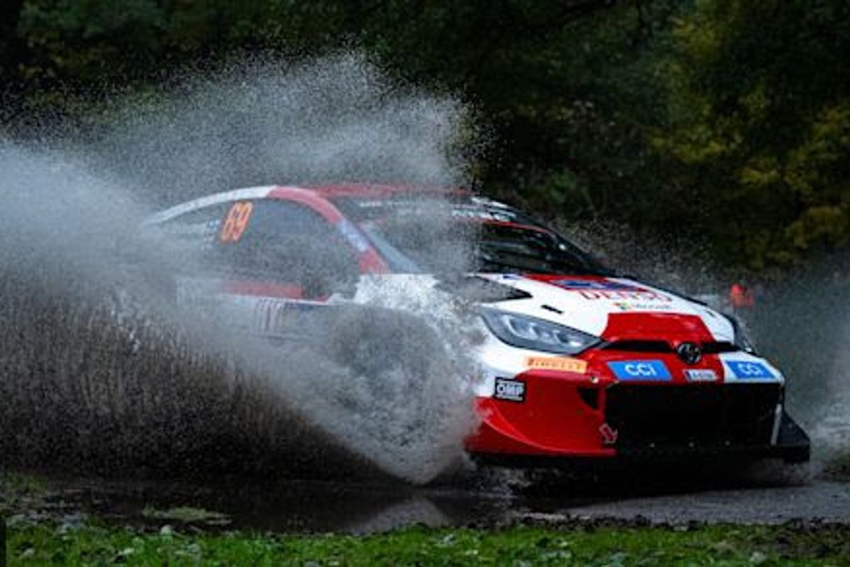 Kalle Rovanpera and Jonne Halttunen lead the inaugural Central European Rally