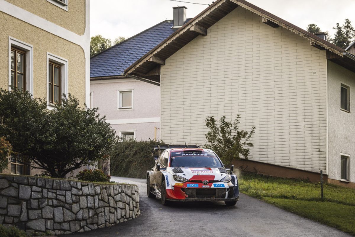 Kalle Rovanpera holds the WRC title advantage as team-mate Elfyn Evans crashes