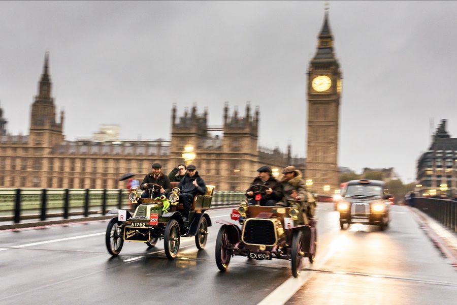 Excitement builds ahead of the London to Brighton Veteran Car Run
