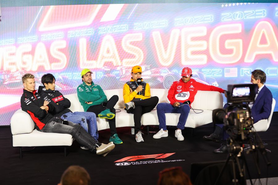 Las Vegas F1 Grand Prix Drivers' Conference