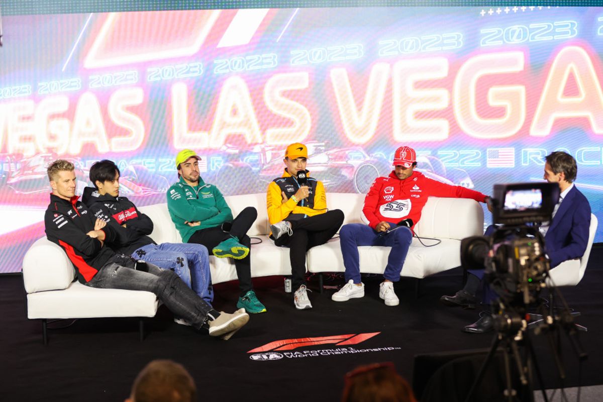 Las Vegas F1 Grand Prix Drivers' Conference