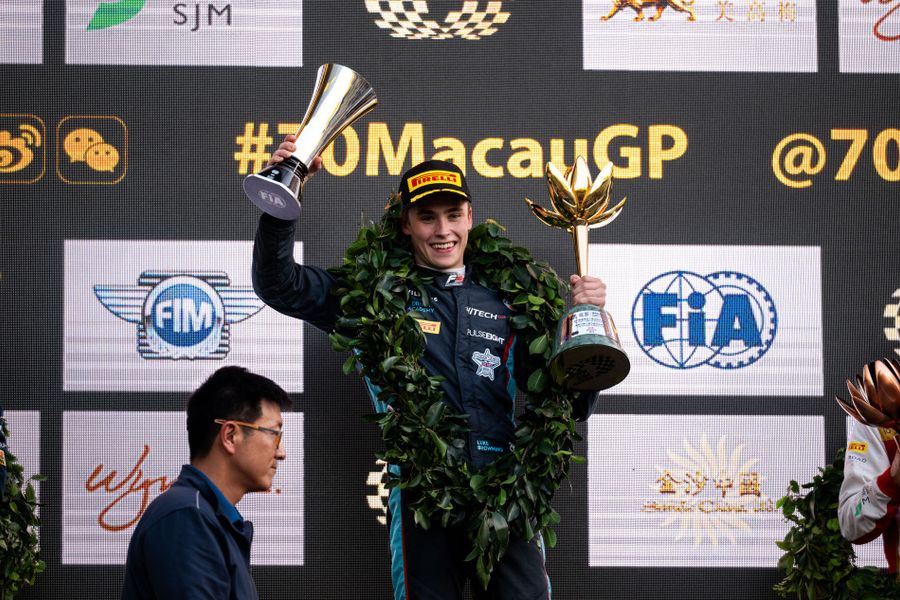 Browning wins Macau FIA Formula 3 World Cup