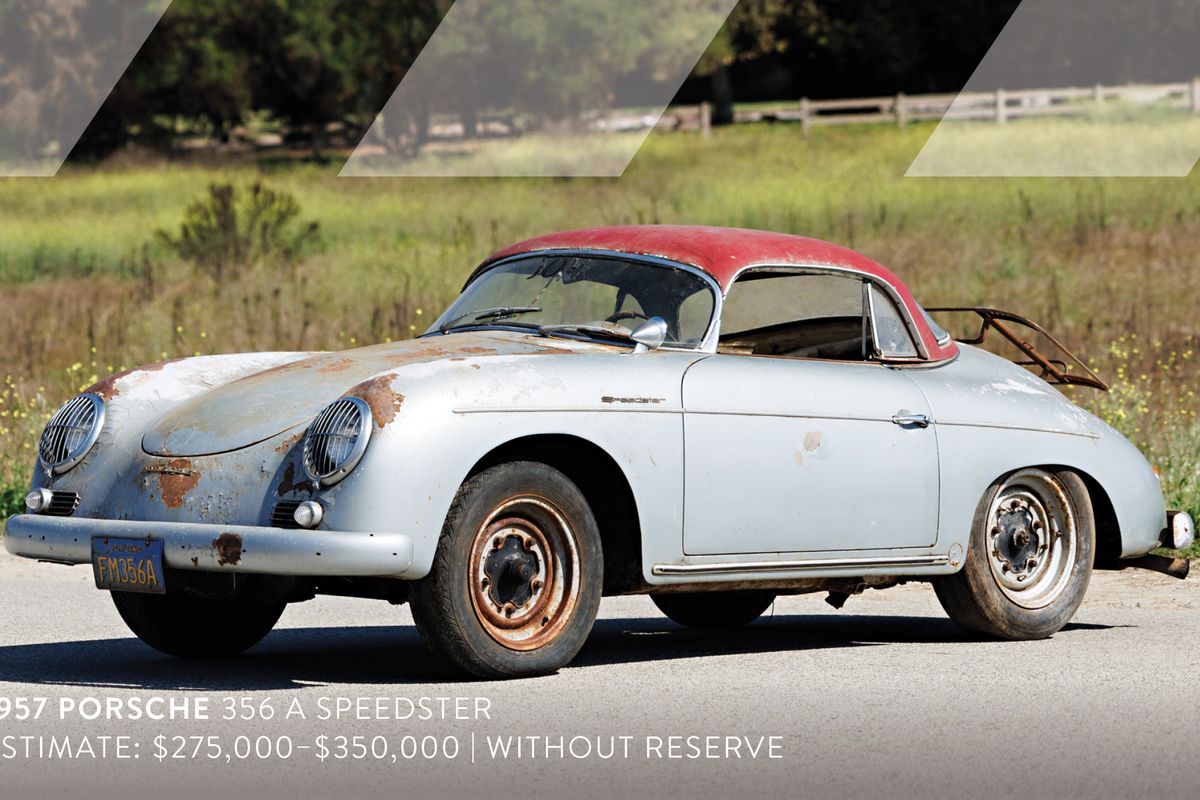 Porsche 356 A Speedster among 50's Barn Finds @ Goodings Geared Online