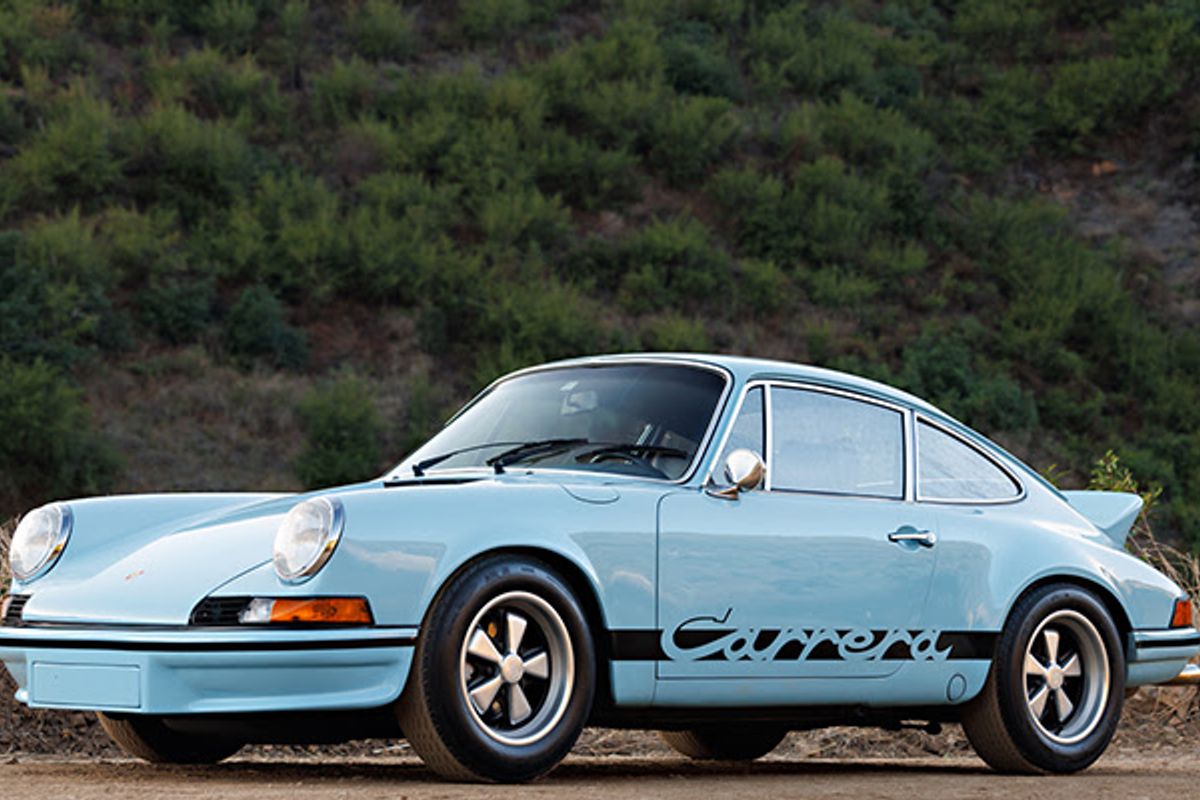 Gulf Blue Porsche 911 Carrera RS 2.7 @ Gooding ’s December Geared Online