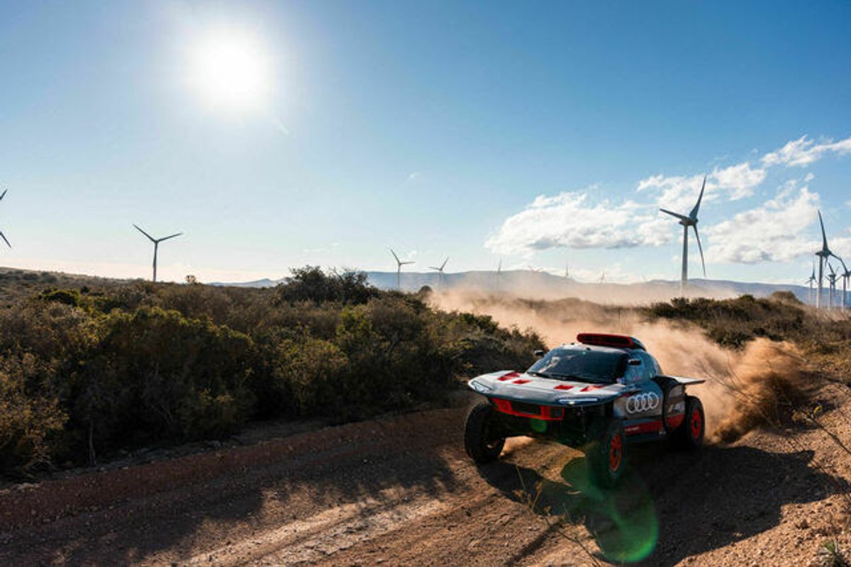 Audi RS Q e-tron test run concludes Dakar preparations