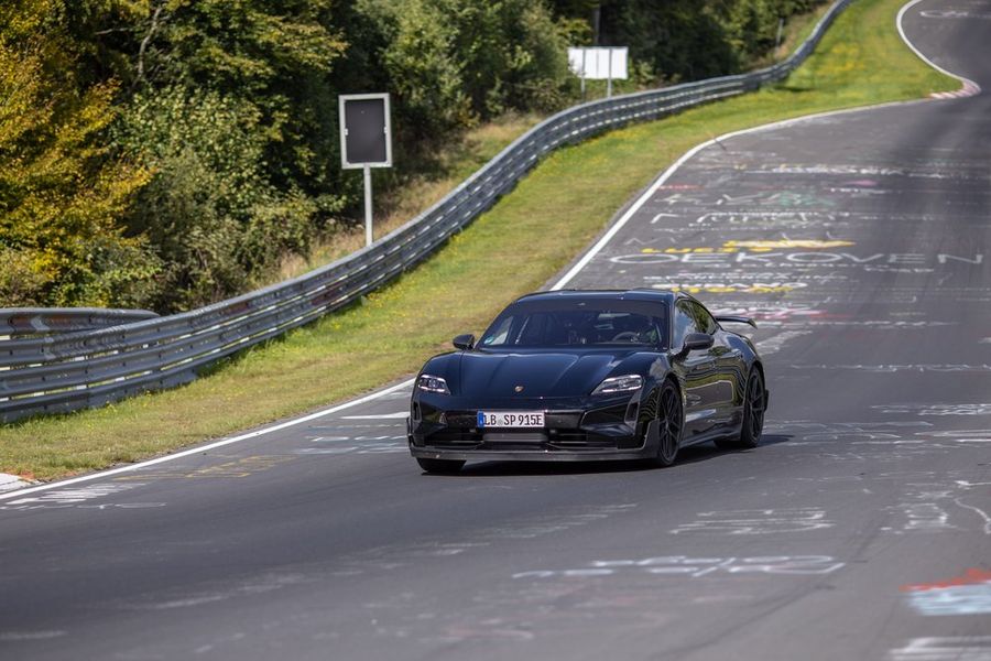 Pre-series Taycan 26 secs faster on the Nordschleife than current version