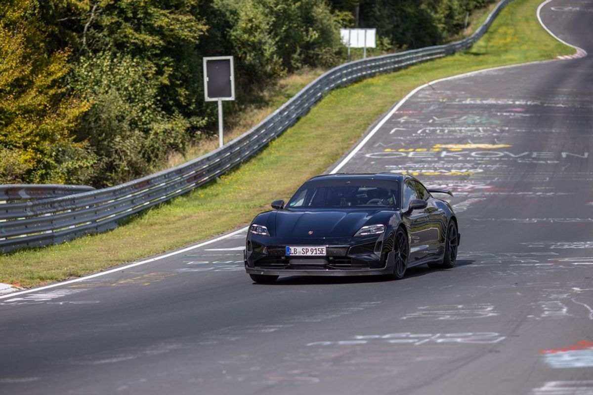  Pre-series Taycan 26 secs faster on the Nordschleife than current version