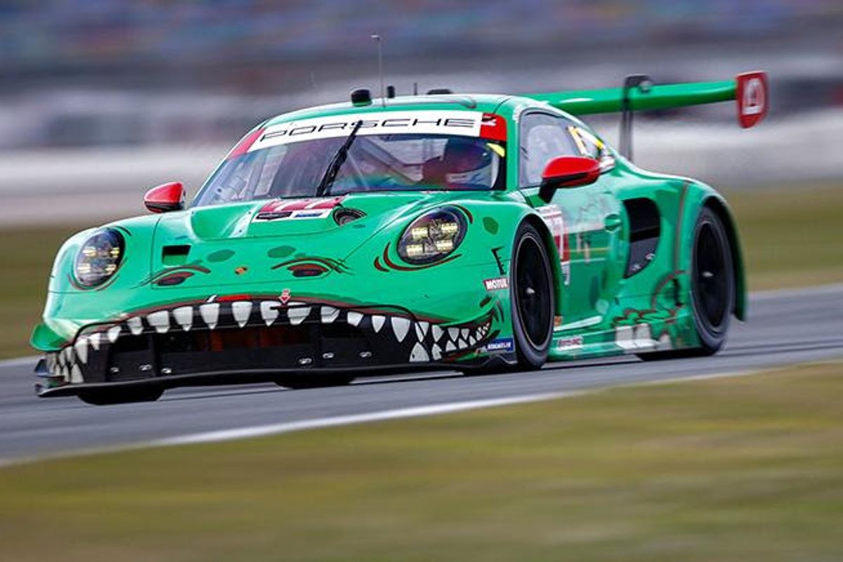 Priaulx Puts Rexy Porsche on GT Pole for Rolex 24 At Daytona
