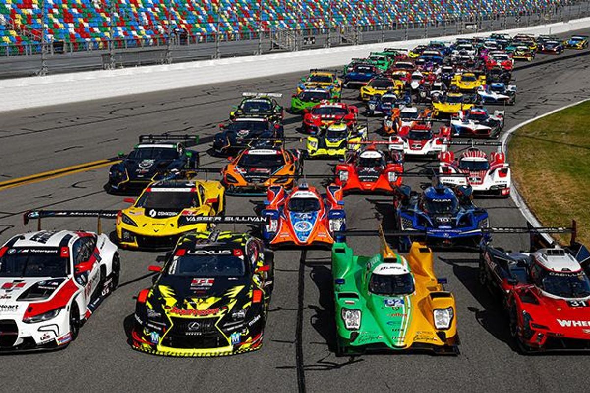 Fifty-Nine cars on the Grid for today's  Rolex 24 At Daytona
