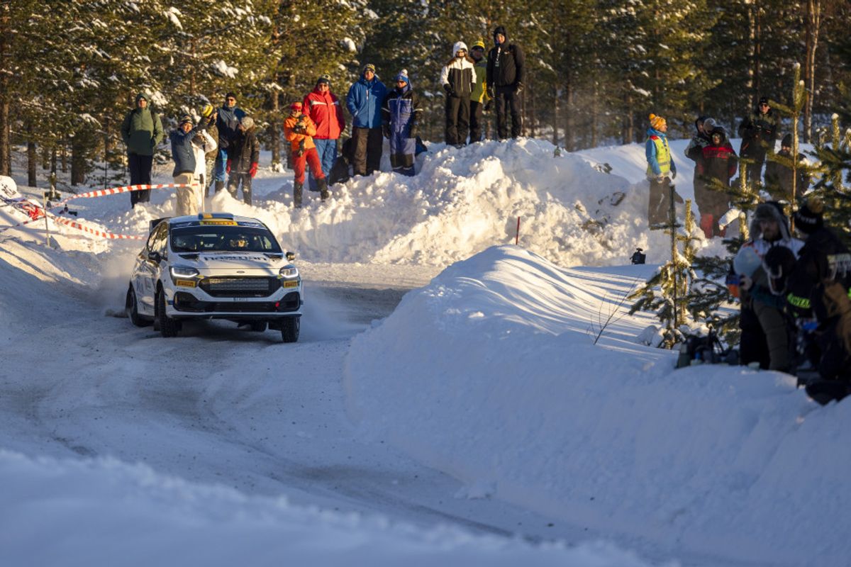 18-year old Mille Johansson wins Rally Sweden Junior WRC on event debut