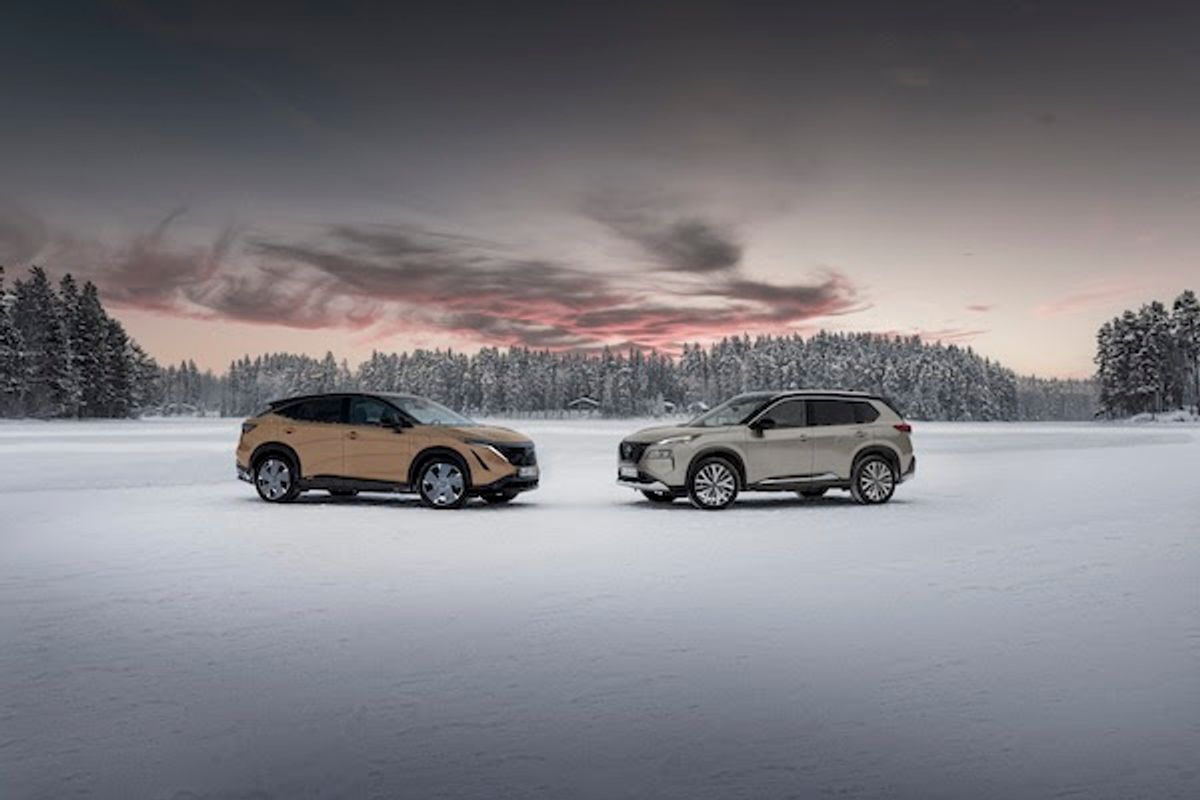 Nissan’s e-4ORCE Tackles the Frozen Land of a Thousand Lakes