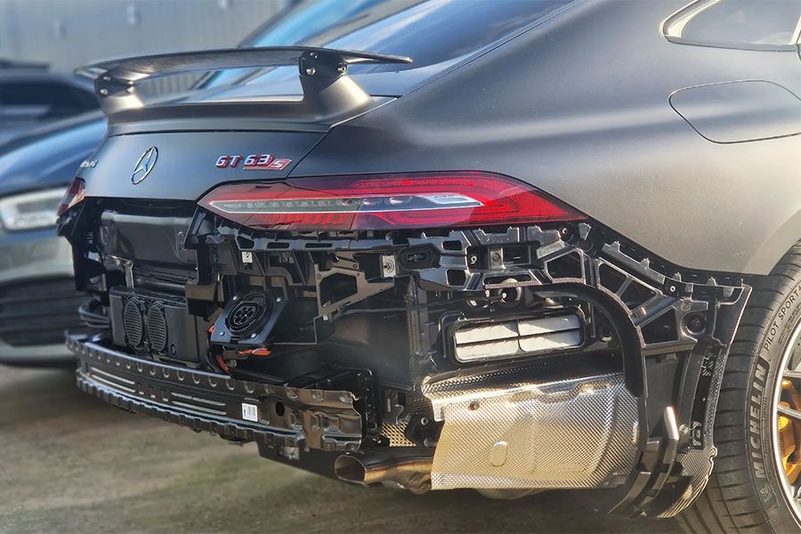 Hilton Coachworks accident repair site built by Racecar