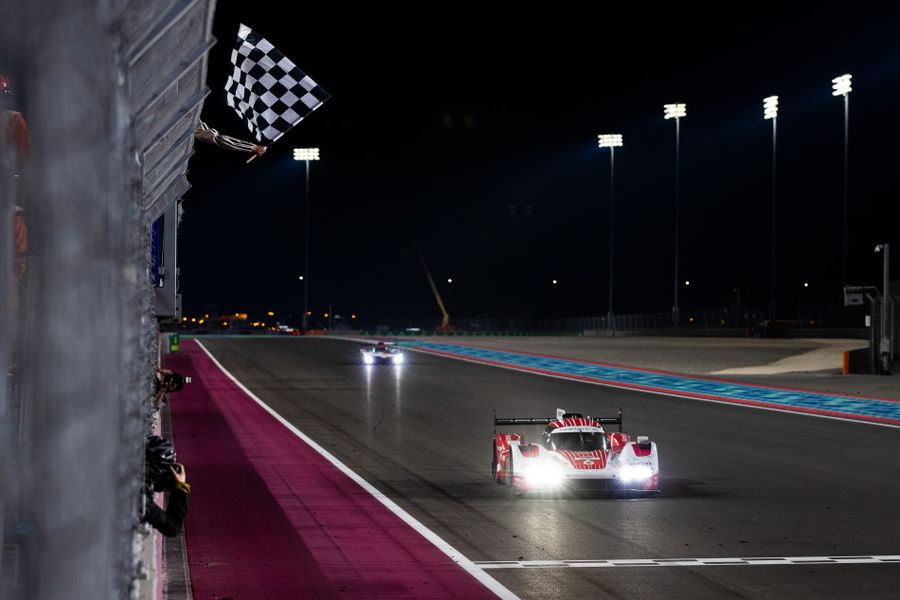 WEC Hypercar podium lockout for Porsche in the Qatar 1812km