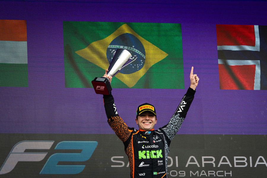 Stunning pass seals maiden F2 Feature Race victory for Enzo Fittipaldi