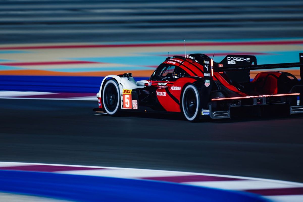 Sebastian Vettel tests the Porsche 963 Le Mans hypercar