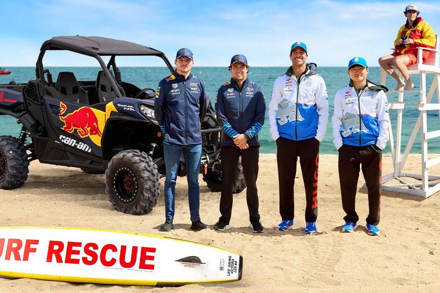 Max & Checo - beach sprint Champions in the Aussie Surf  Lifesaver  Challenge