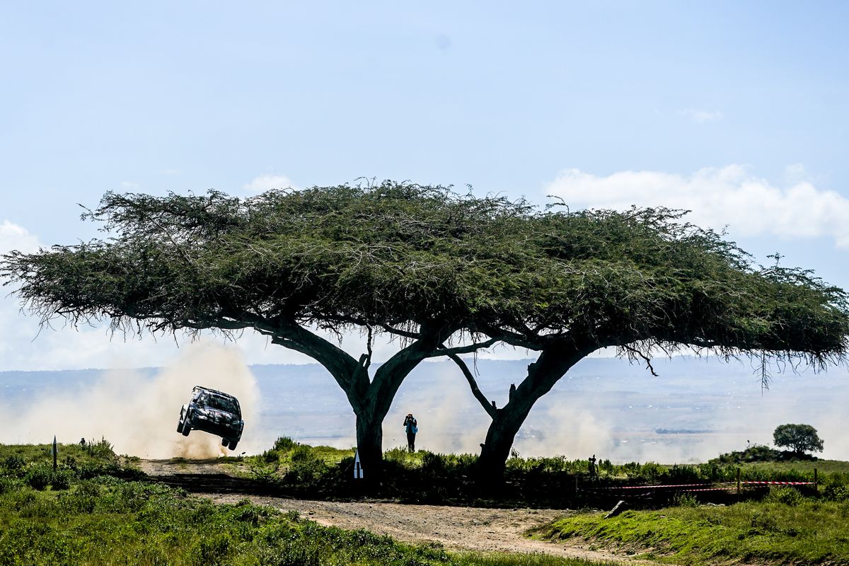 Rovanperä leads Toyota top three on Safari Rally Kenya