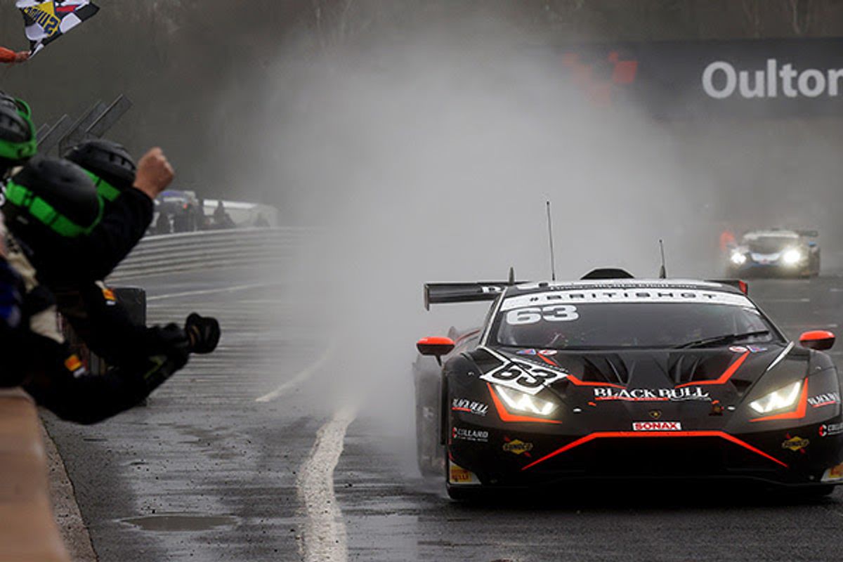Collards celebrate British GT Race 1 dad and lad win
