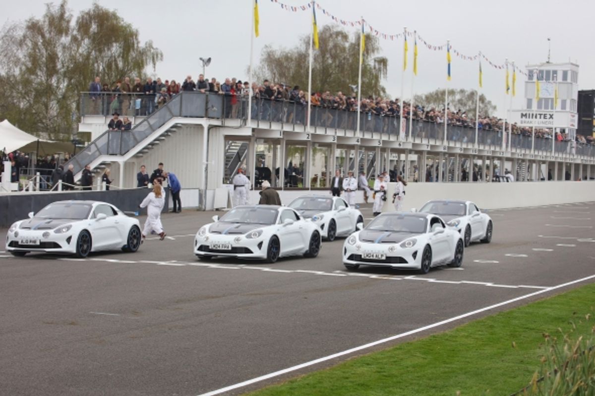 Alpine opens the action at the 81st Goodwood Members Meeting