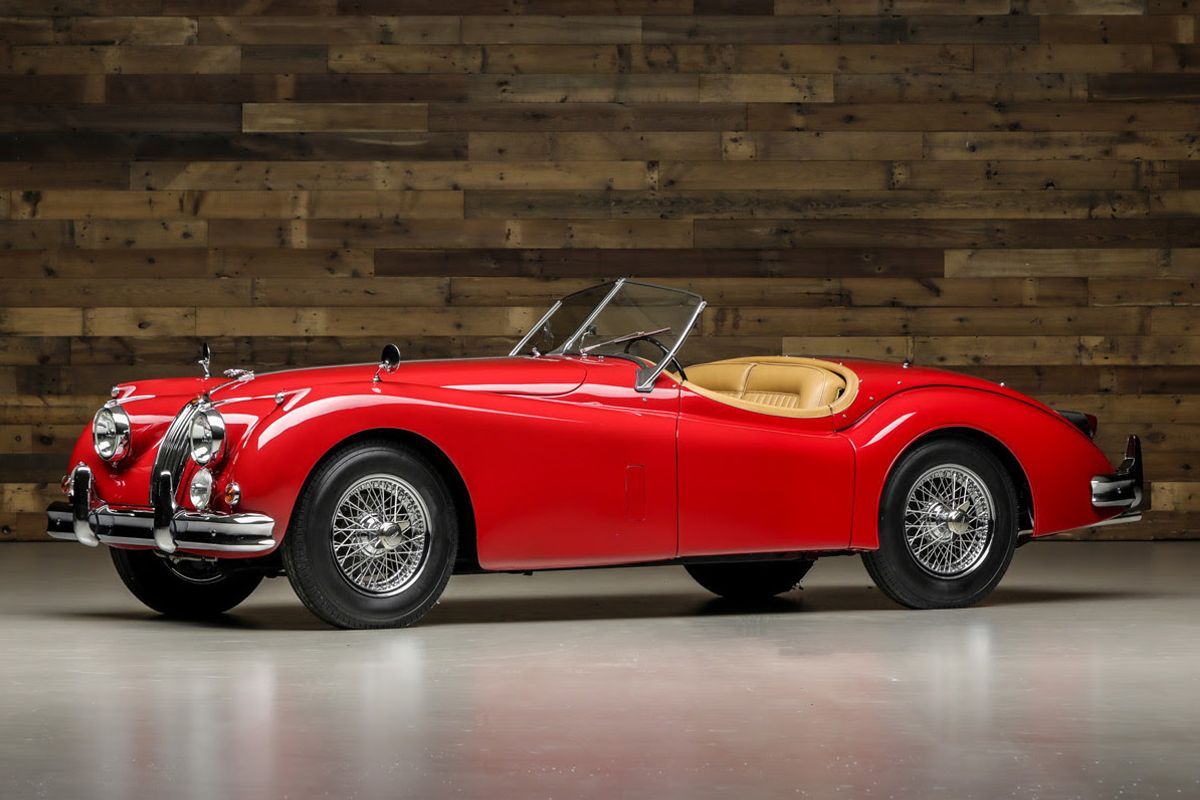 1955 Jaguar XK140 MC Roadster @ Worldwide Auctioneers  Enthusiast Auction