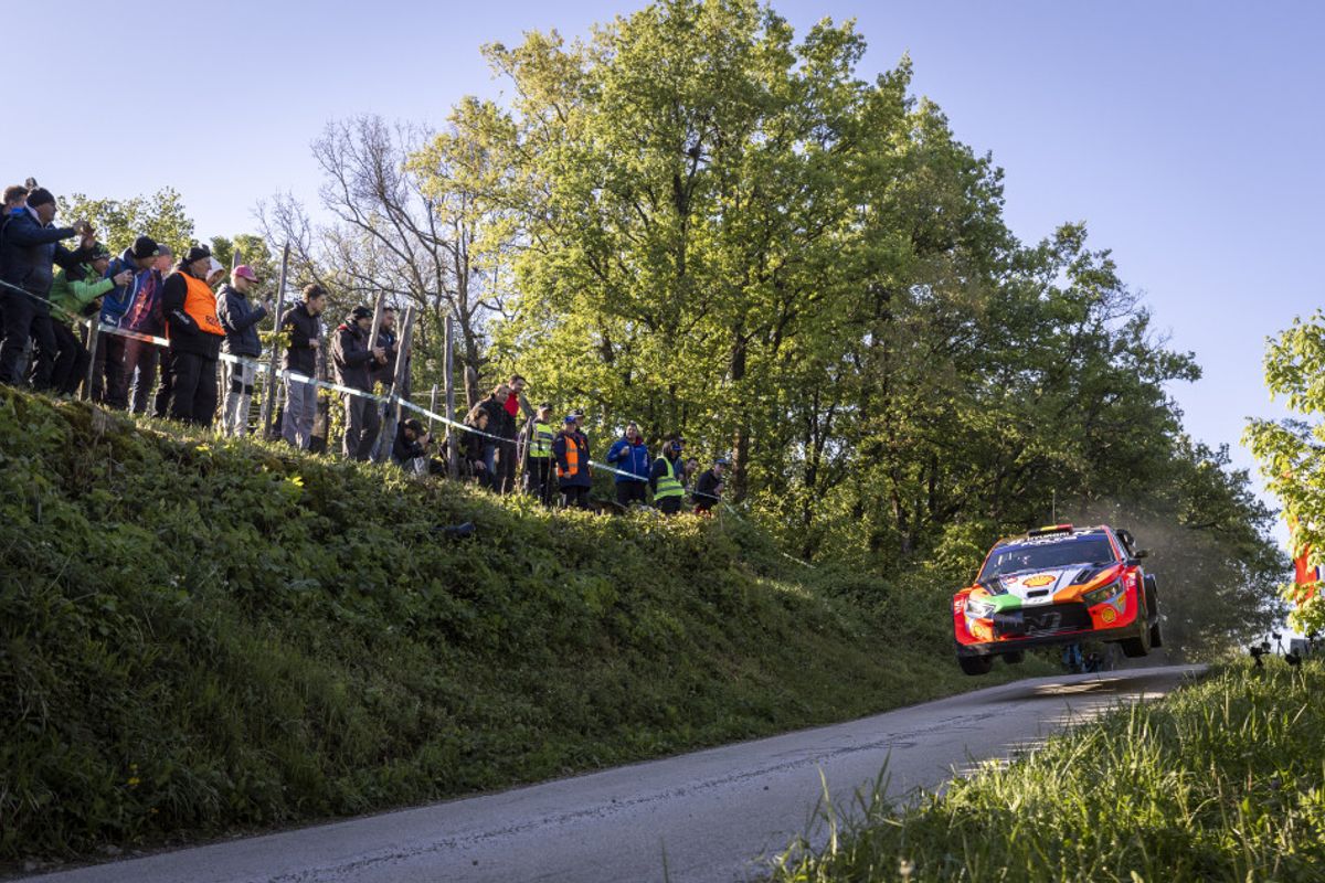 Thierry Neuville & Elfyn Evans tied for lead on Croatia Rally