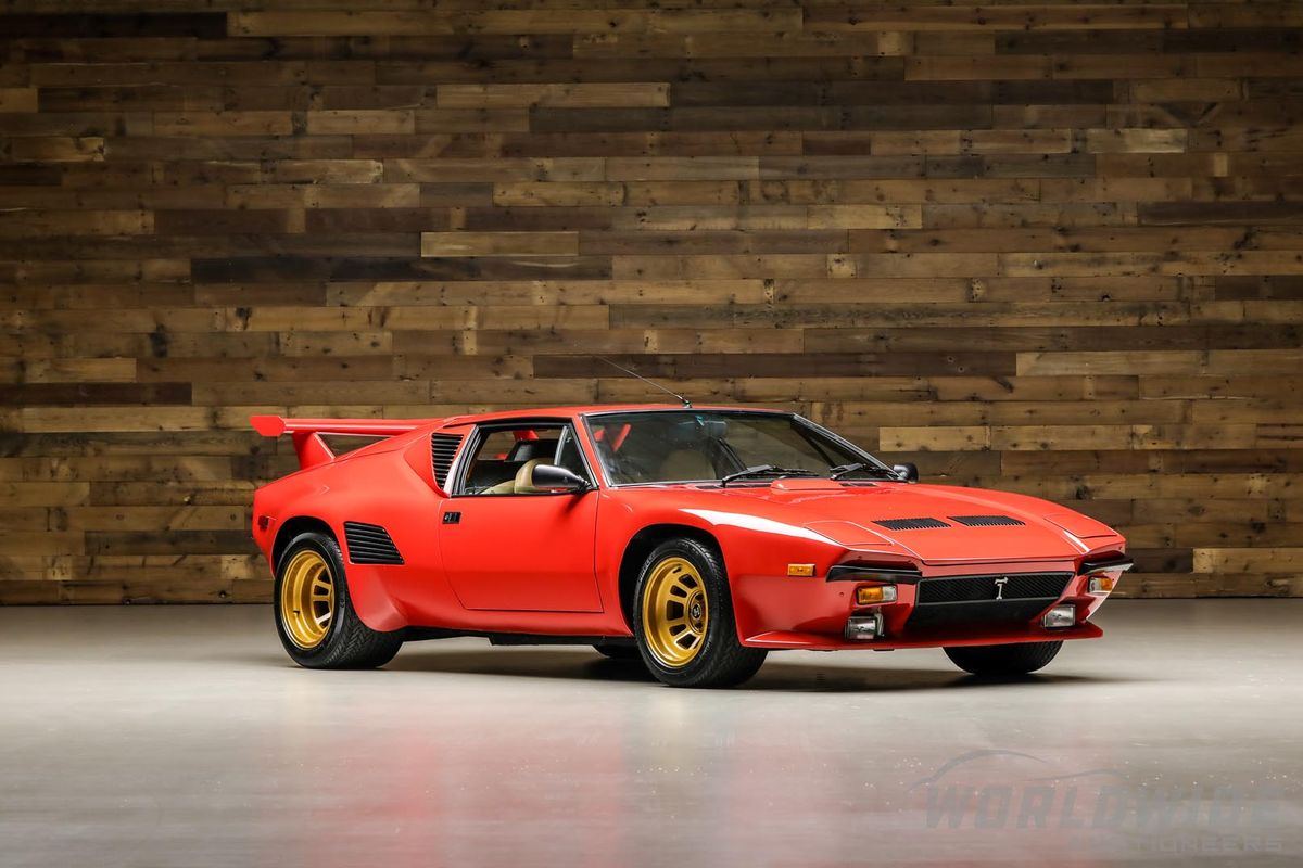 Ex-Shelby Test Car  De Tomaso Pantera GT5-S selling @ worldwide Auctioneers
