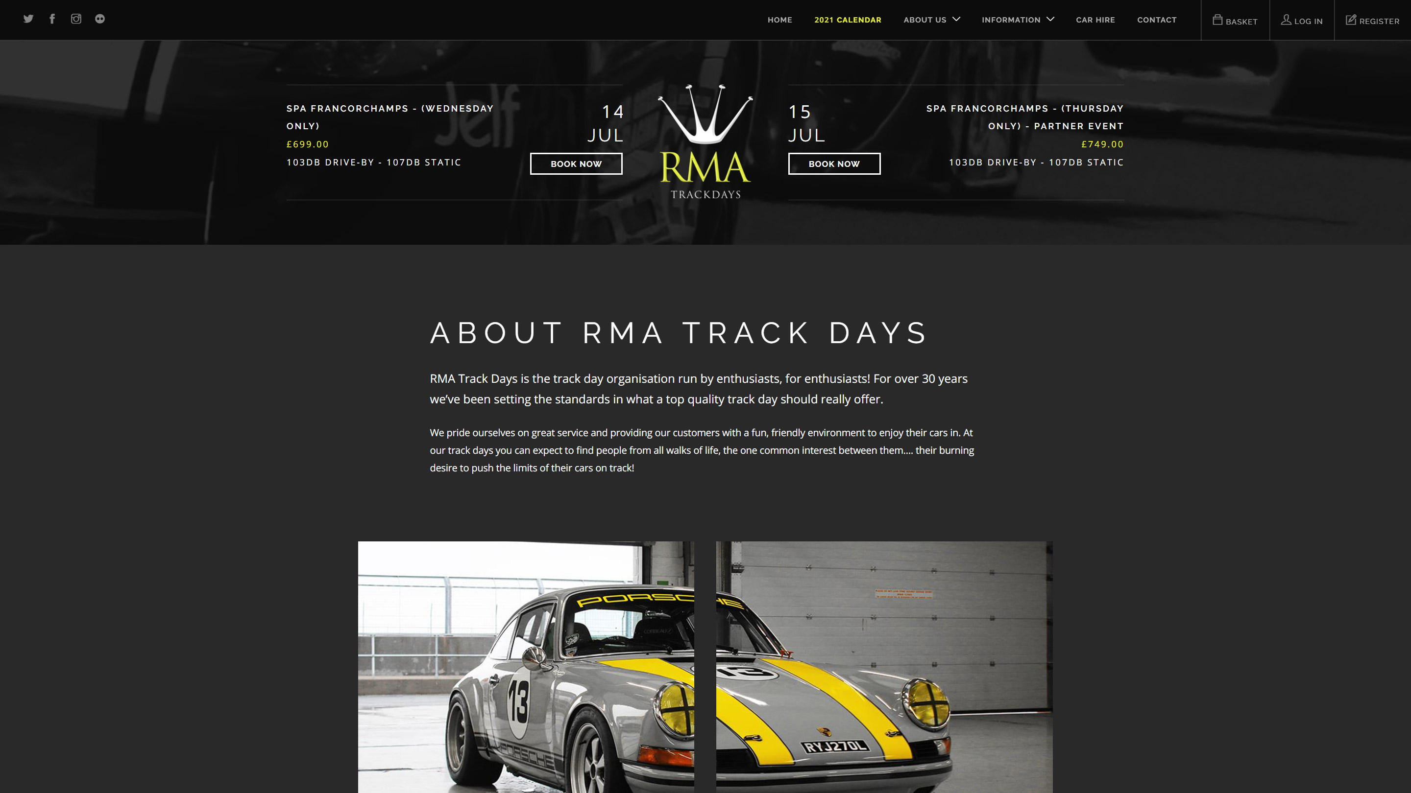 RMA Track Days