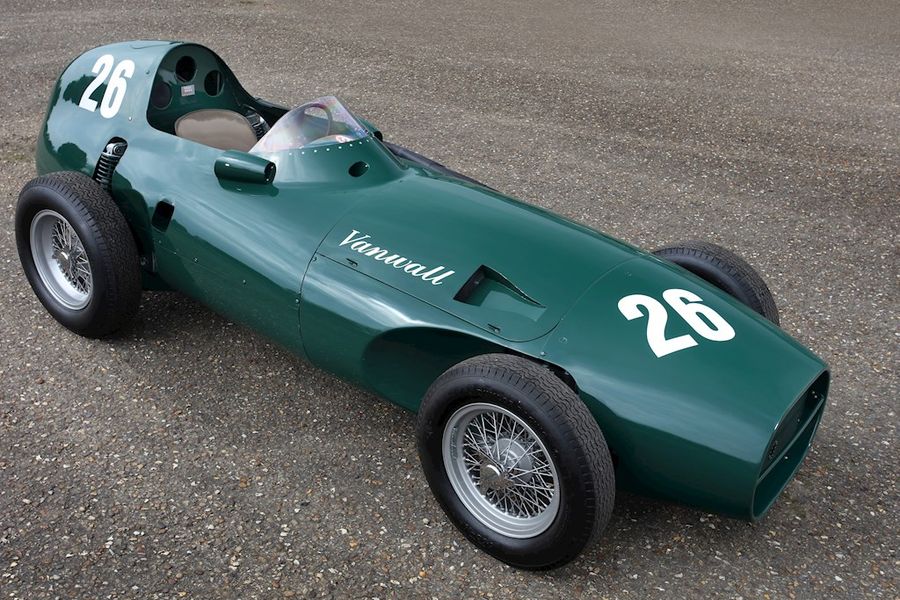 1958 Vanwall VW7 car for sale on website designed and built by racecar